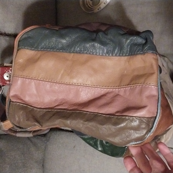 Vintage leather duffle bag - Picture 3 of 13